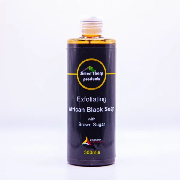 Simon Sharp Exfoliating Black Soap With Brown Sugar 300ml