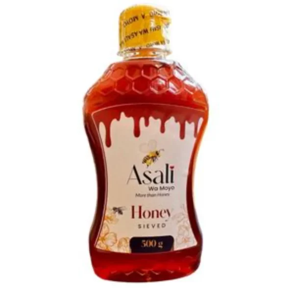 ASALI WA MOYO Pure Organic Honey squeeze bottle 500g