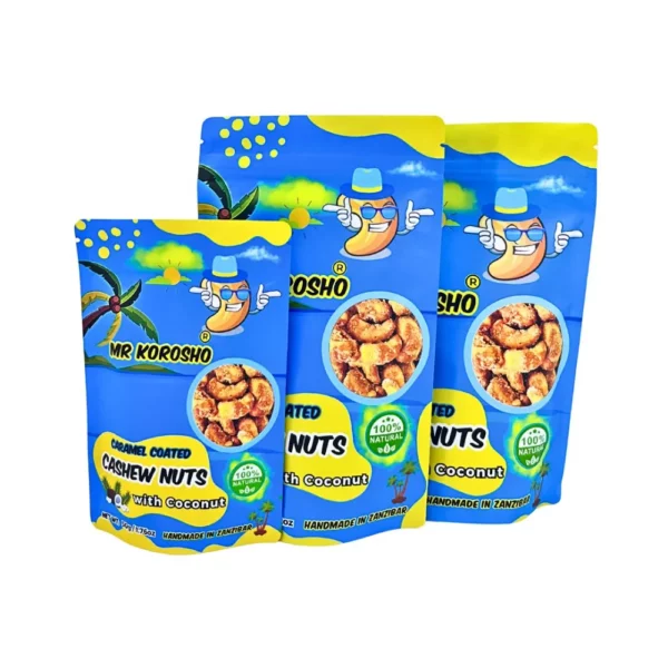 Mr Korosho Caramel Coated Cashew Nuts With Coconut