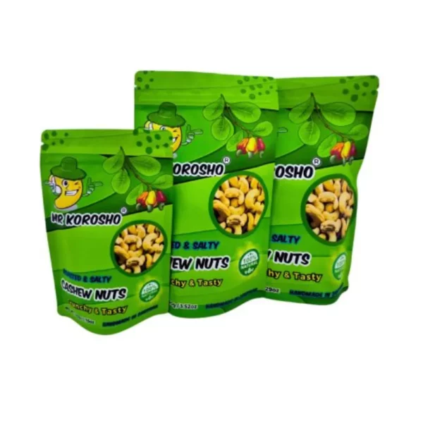 Mr Korosho Roasted And Salty Cashew Nuts Crunchy And Taste