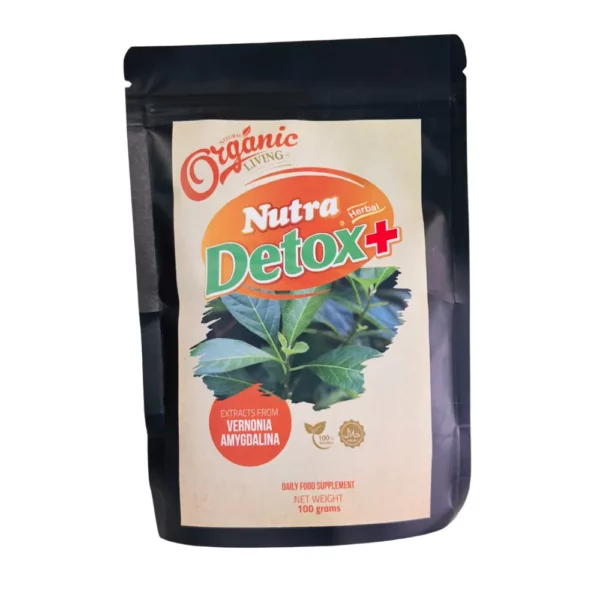 Organic Living Nutra Detox Extracts From Vernonia Amygdalina Powder 100g