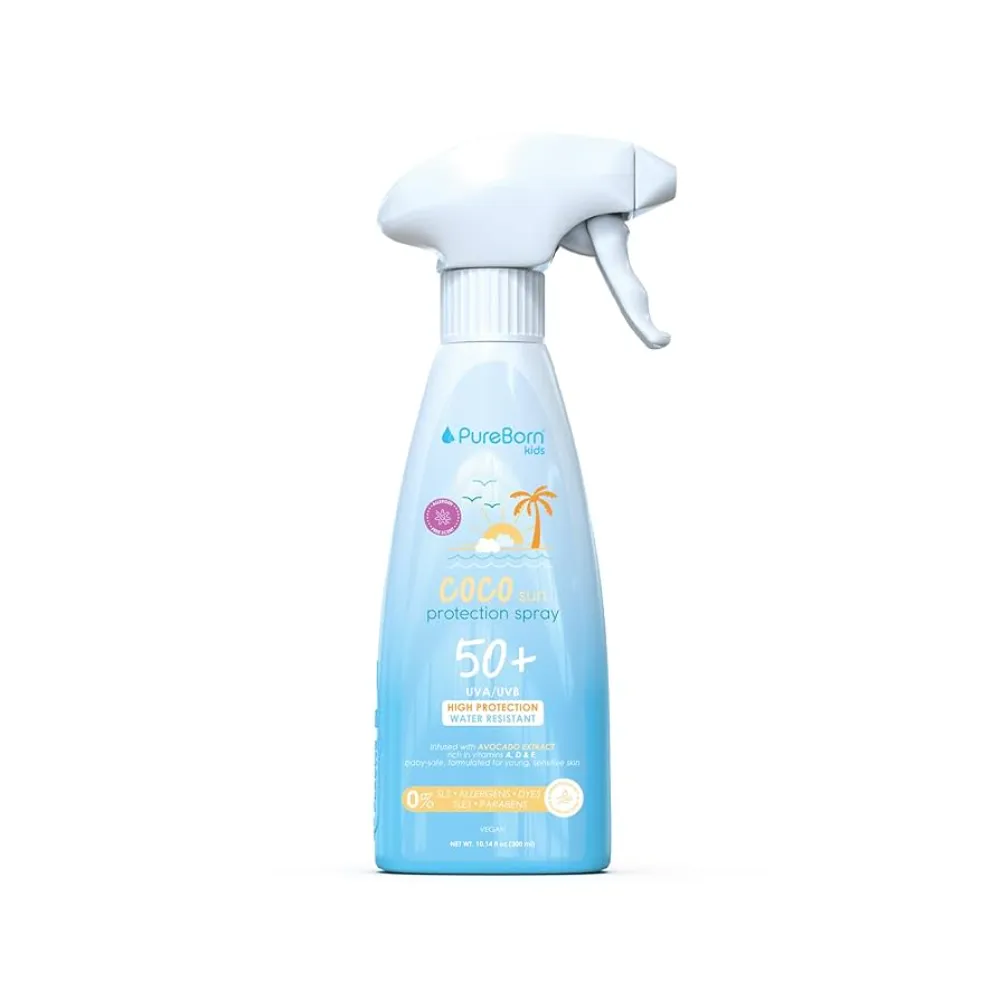 PURE BORN COCO SUN 50+-1000x1000 Pure Born Cocosun Proctection Spray 300ml - Image 1