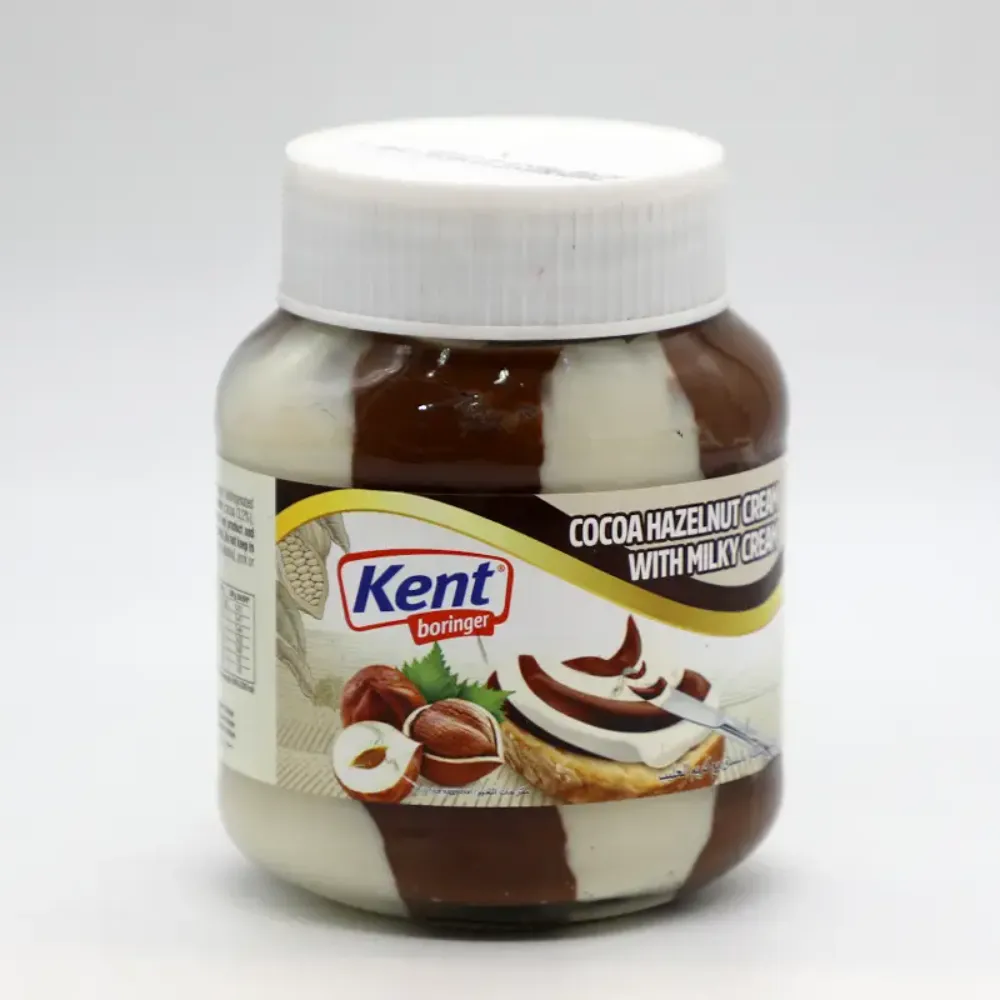 kent borinager cocoa hazelnut cream with milky cream-1000x1000 Kent Borinager Cocoa Hazelnut Cream With Milky Cream 350g - Image 1